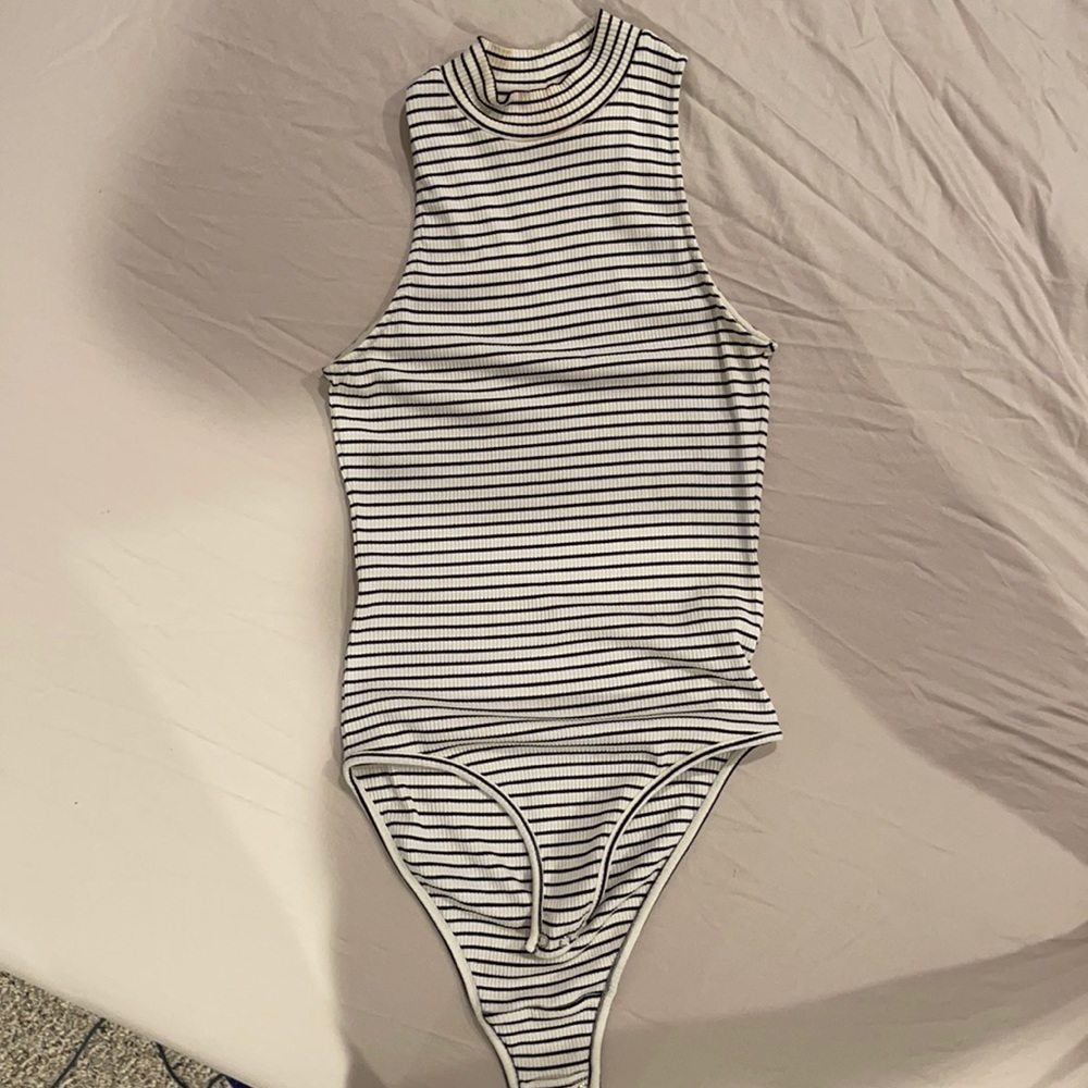 Top Shop mock turtleneck body suit